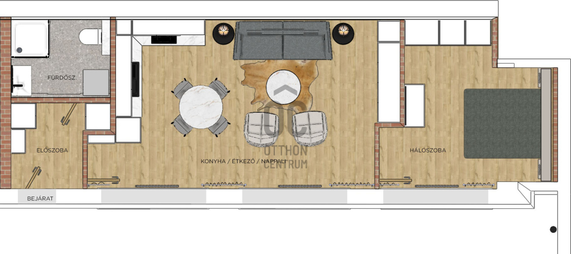 2 bed · 46m² · Lakás · 75.900.000 Ft
